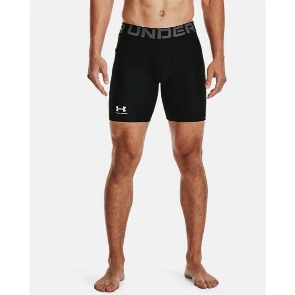 #320.  Under Armour NWT Heat Gear 6” Compression Shorts Black
